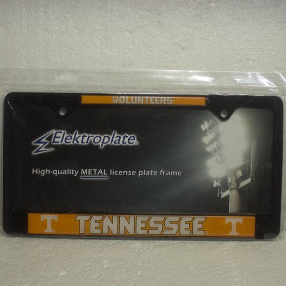 University of Tennessee Volunteers Black License Plate Frame - Picture 1 of 3